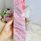 Huge Natural Pink Opal Carved Tower 34cm 1.98KG