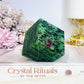 Ruby In Zoisite Carved Cube 383g