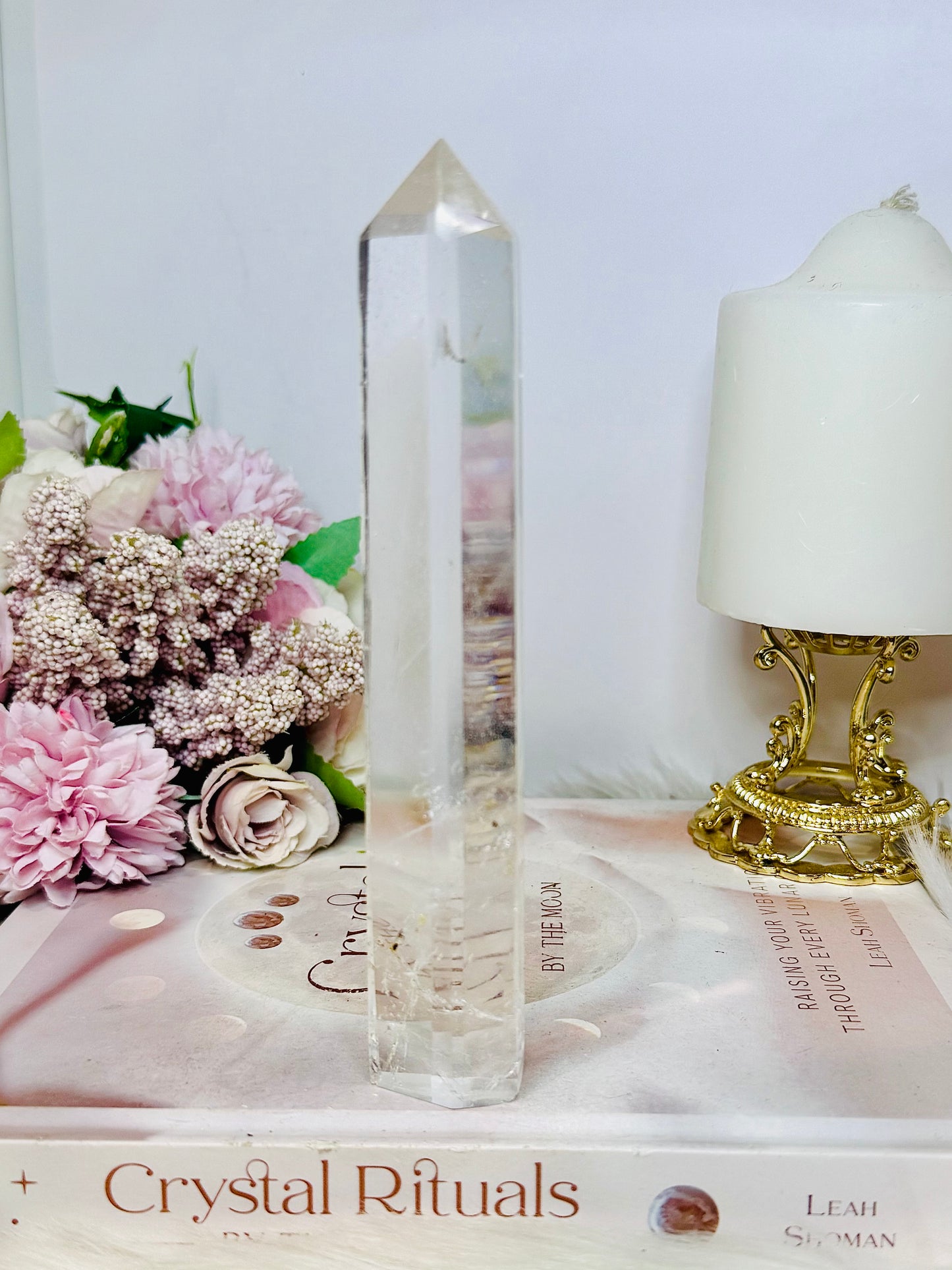 High Grade Clear Quartz Tower 16cm