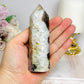 Druzy Flower Agate Tower 12cm