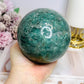 Large Ocean Jasper Sphere On Stand 1.19KG