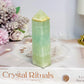 Pistachio Calcite Tower 9cm
