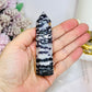 Purple Sphalerite Tower 9.5cm