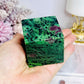 Ruby In Zoisite Carved Cube 383g