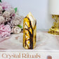 High Grade Mookaite Jasper Chunky Tower with Hematite Inclusions 8cm