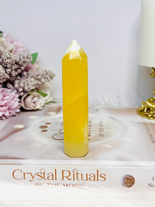 Orange Calcite Tower 10cm