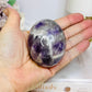 Large Chunky Chevron Amethyst Palm Stone
