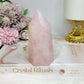 Chunky Rose Quartz Tower 11cm 340g