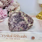 Natural Lepidolite Rough Specimen 217g 8cm
