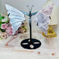 Purple Mica Wings On Stand 16cm