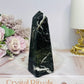 Chunky Black Onyx Tower / Obelisk 11cm