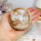 Large Flower Agate Sphere on Stand 521g
