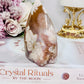 Flower Agate Druzy Flame | Freeform 10cm