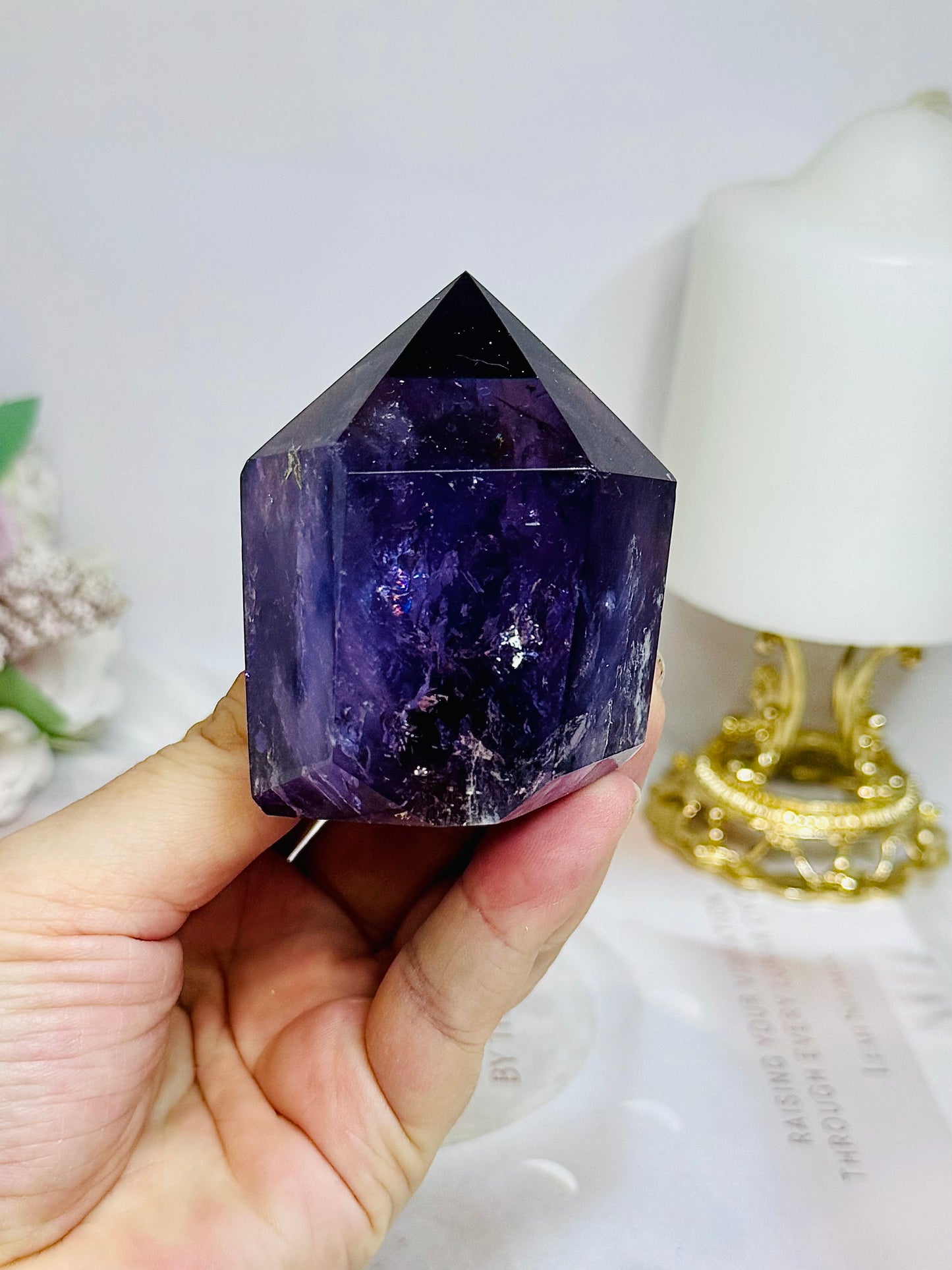 High Grade Amethyst Chunky Tower 7cm