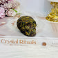 Fruit Jasper Carved Skull 6cm