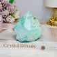 A Rare Stone ~ Chunky Natural Inca Turquoise Carved Freeform | Tower 7cm 233g