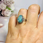 Larimar Adjustable Ring In Gift Bag