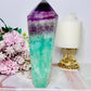 Spectacular Large Incredible Chunky Fluorite Obelisk | Tower 19cm 768grams Full Of Stunning Rainbows