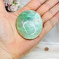 Green Moonstone Palm Stone (stand is display only)