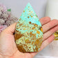Variscite Carved Flame 11cm