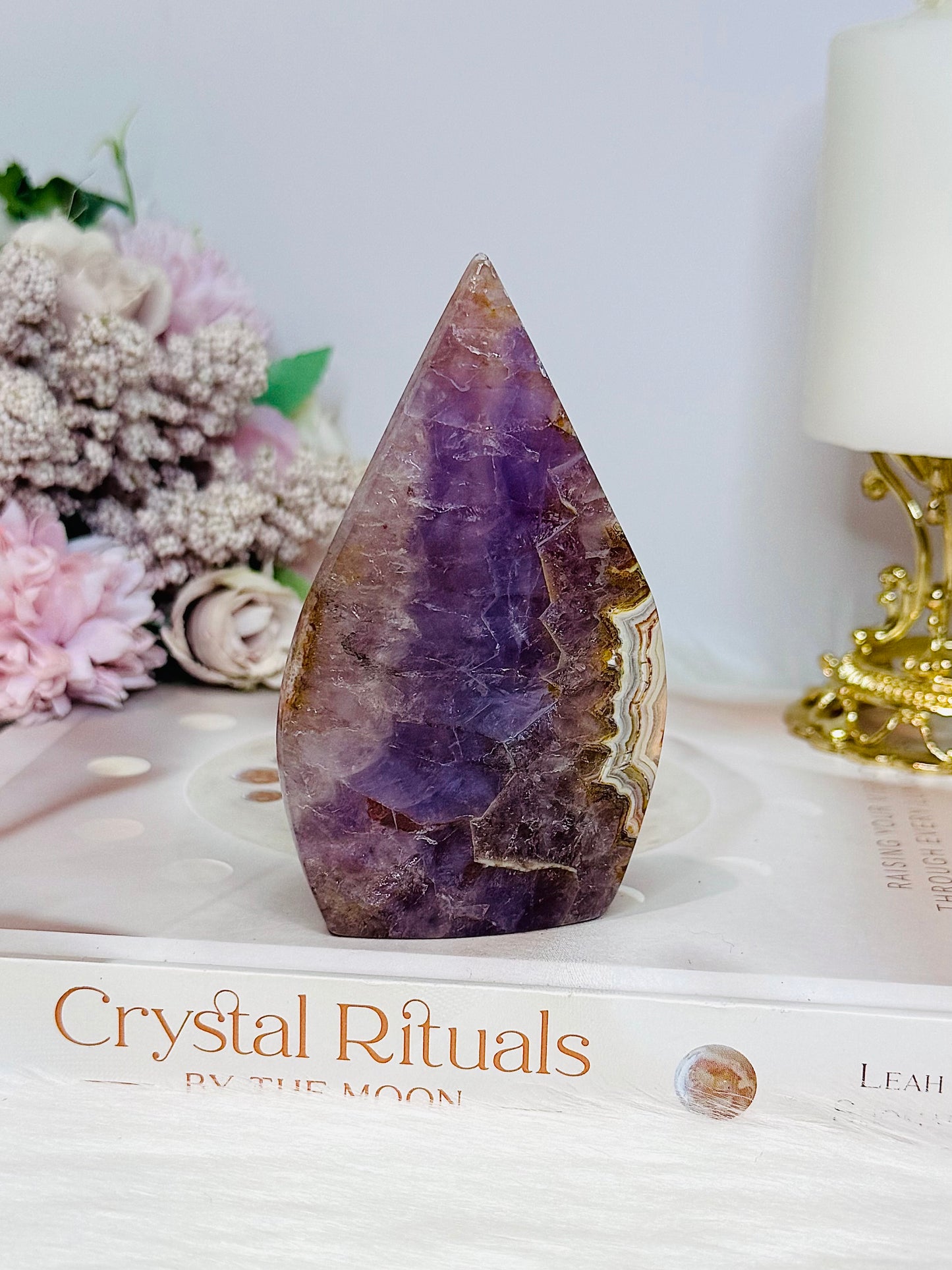 Crazy Lace Amethyst Freeform | Flame 10.5cm