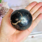 Rare Large Pink Aragonite Sphere on Stand 434g