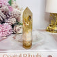 Druzy Flower Agate Tower | Point 9cm