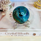 Absolutely Incredible High Grade Chrysocolla Sphere on Stand 6.5cm