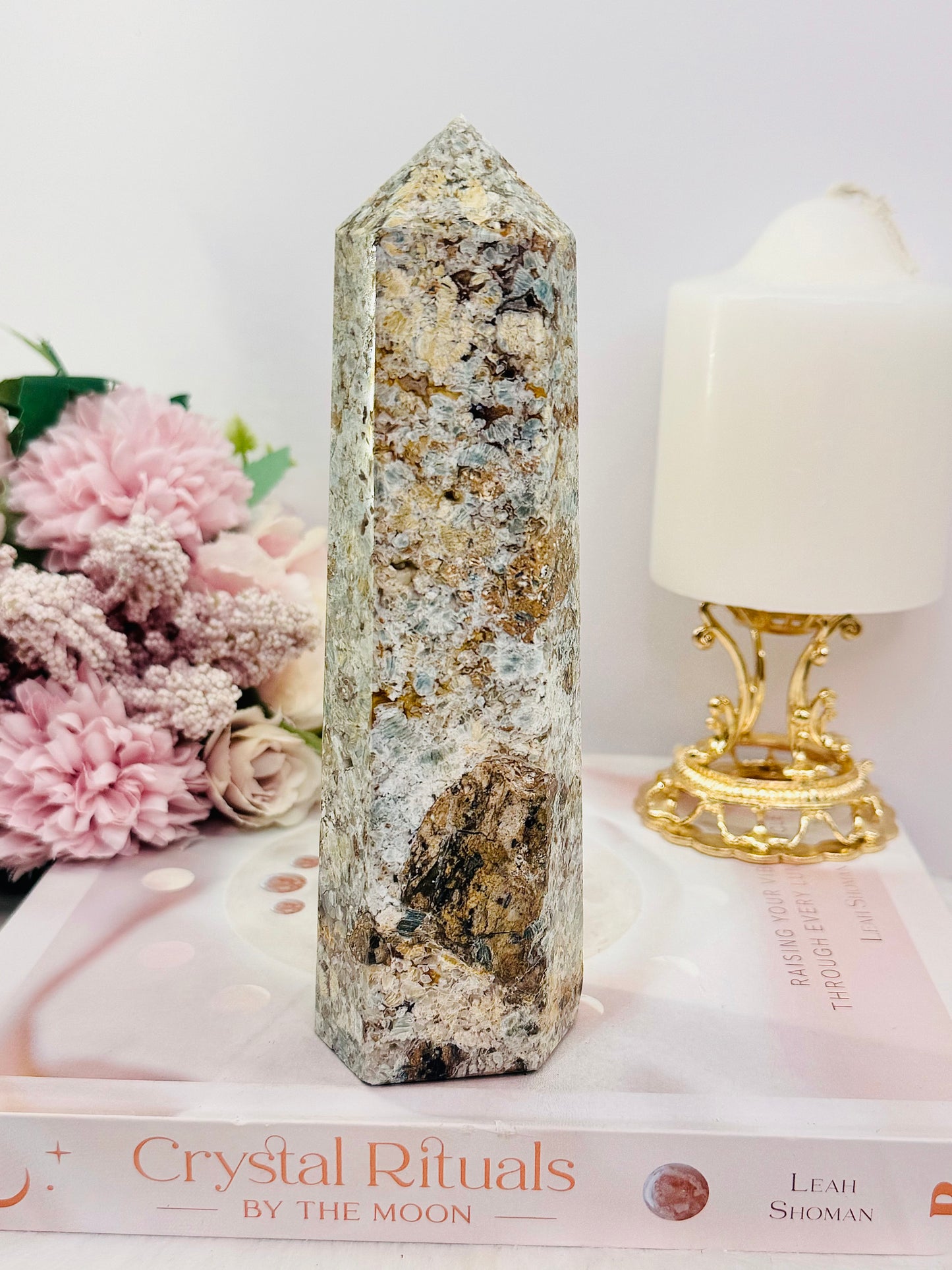 Chunky Large Natural Ocean Jasper Tower 17.5cm