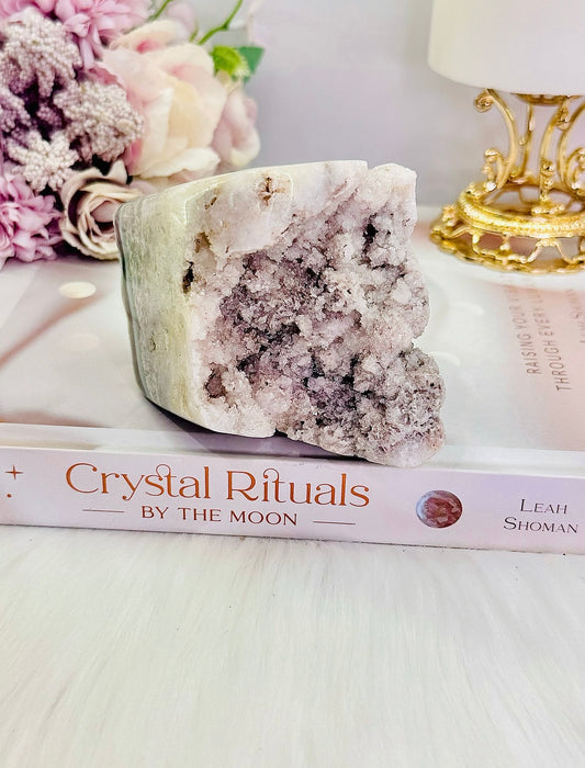 ⚜️ SALE ⚜️ Stunning 442gram Druzy Pink Amethyst Freeform From Brazil