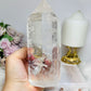 High Grade AAA Clear Quartz Large Chunky Tower From Brazil 15.5cm 956g