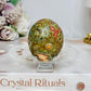 Rainforest Jasper Palm Stone (Stand is display only)