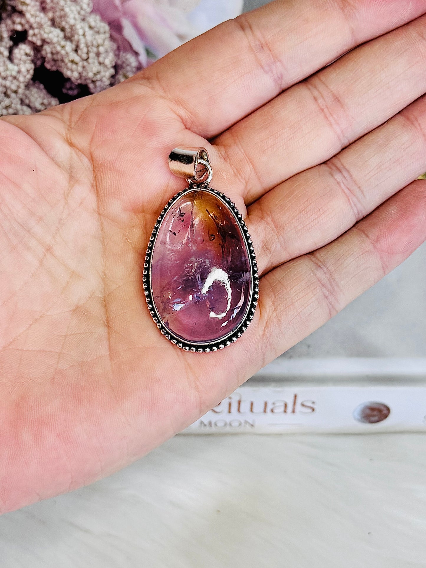 Stunning Large Ametrine Pendant In Gift Bag