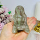 Large Mother Earth Fluorite Carving 9cm 313g