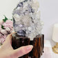 Natural Gorgeous Large Calcite Cluster 20cm On Timber Stand (UV Reactive) 1.86KG