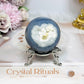 Druzy Agate Sphere on Stand 172g ￼