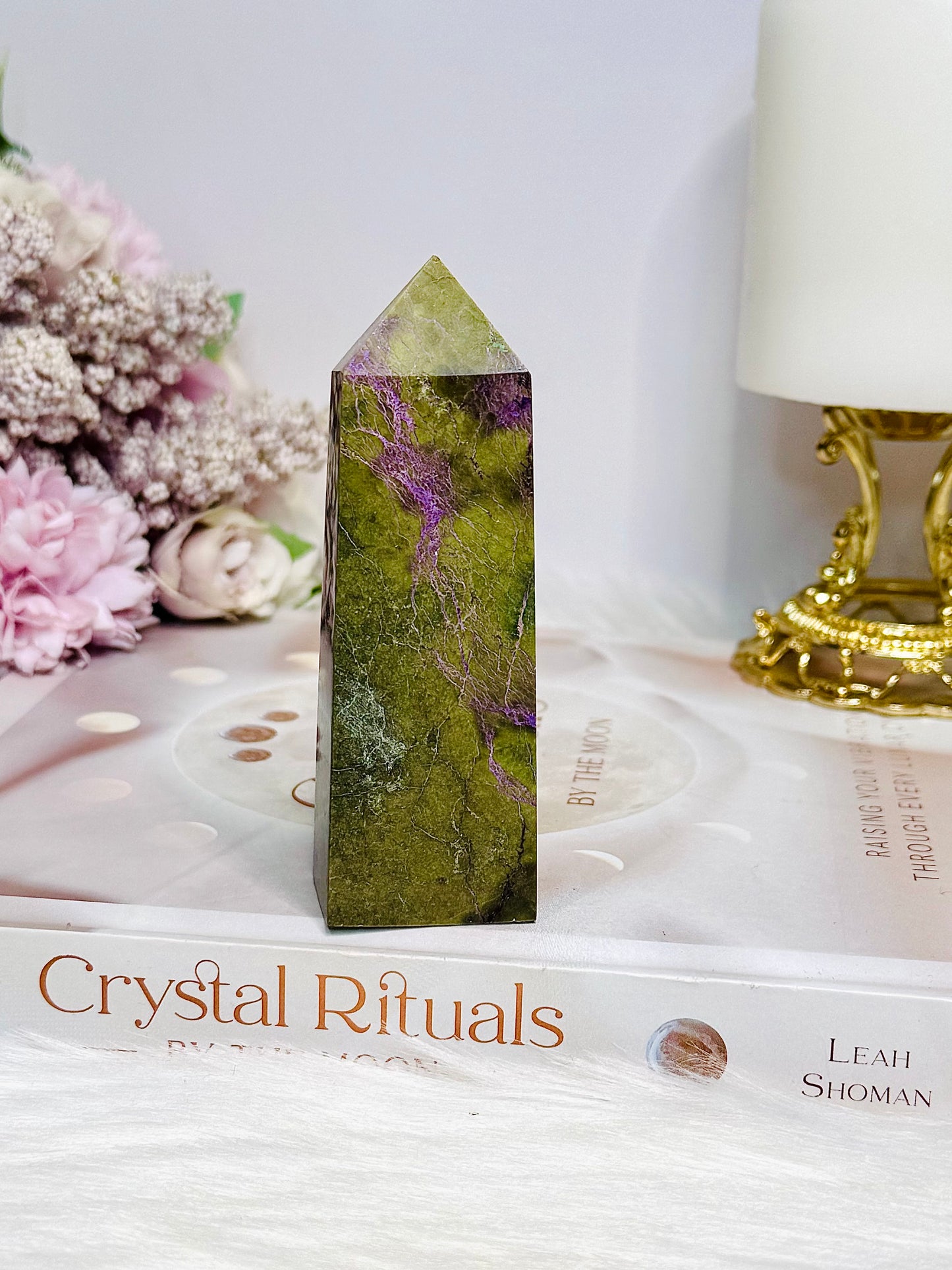 Natural Stitchtite | Atlantisite Tower 9.5cm