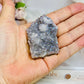Small Aura Amethyst Druzy Slab 6cm (stand is display only)