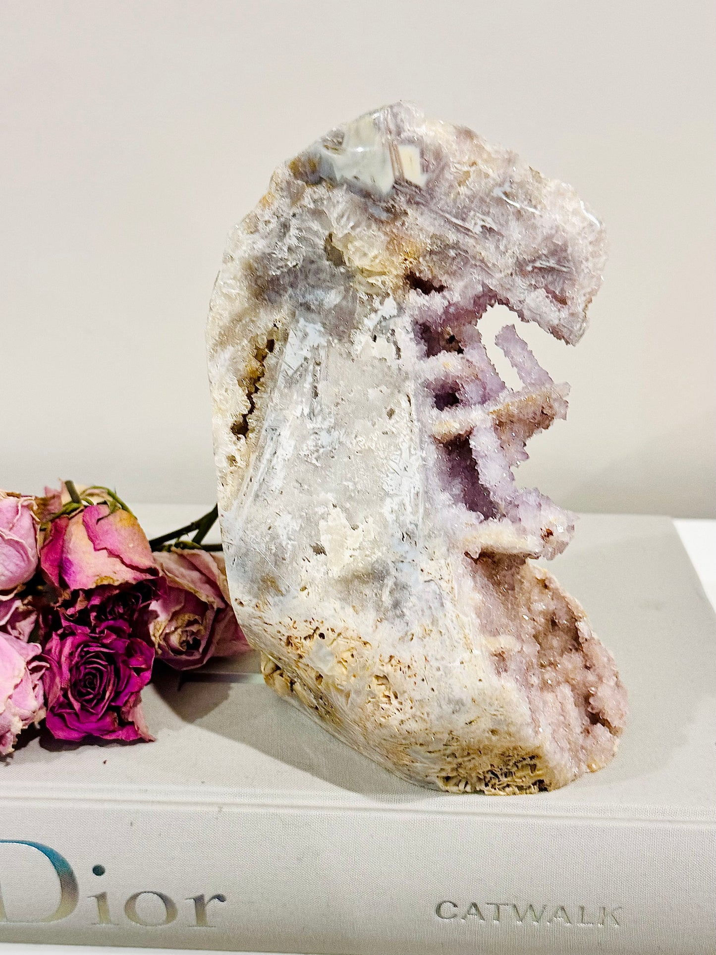 Incredible & Unique Large Pink Amethyst Freeform 19cm 1.42KG