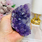 High Grade Amethyst Cluster Specimen 10.5cm On Stand