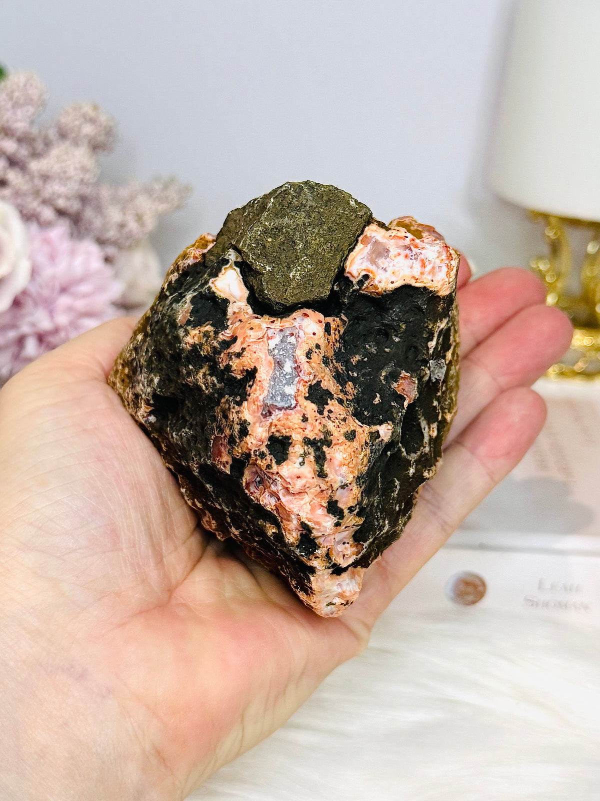 Natural Rough Agate Freeform 499g