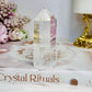 Clear Quartz Chunky Tower 8cm