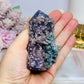 Natural Grape Agate Freeform | Tower 8cm