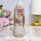 Pink Amethyst Druzy Tower 13cm