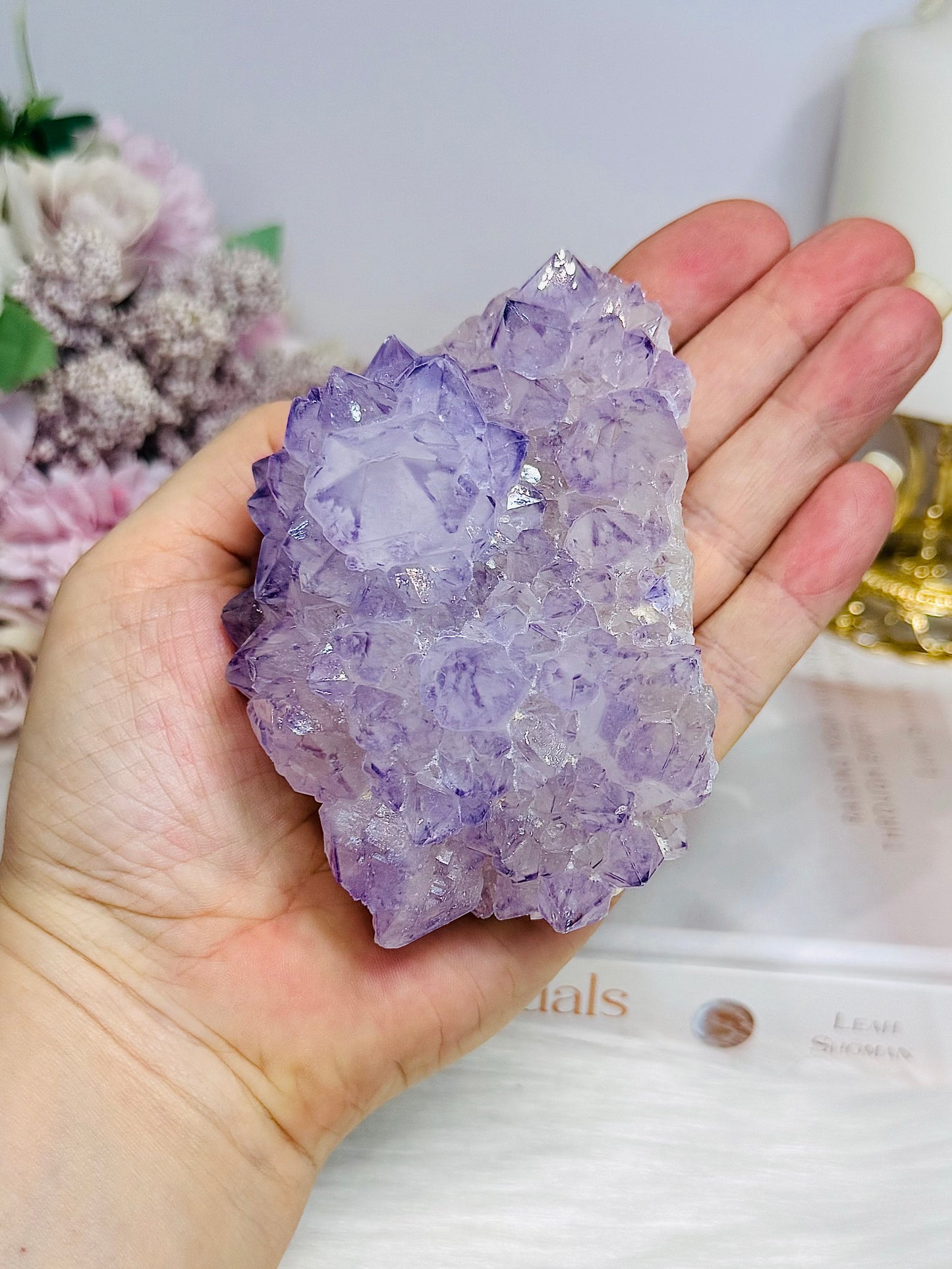 Large Natural Spirit Quartz Cluster Specimen 10cm 372g