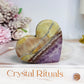 Crazy Lace Amethyst Heart 7.5cm