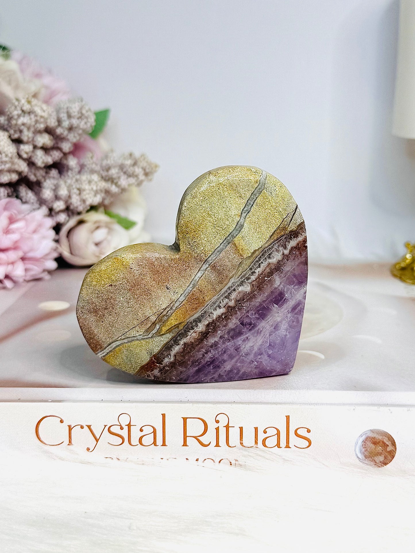 Crazy Lace Amethyst Heart 7.5cm