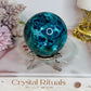 Absolutely Incredible High Grade Chrysocolla Sphere on Stand 339grams