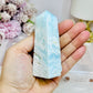 Caribbean Calcite Druzy Obelisk | Tower 9cm