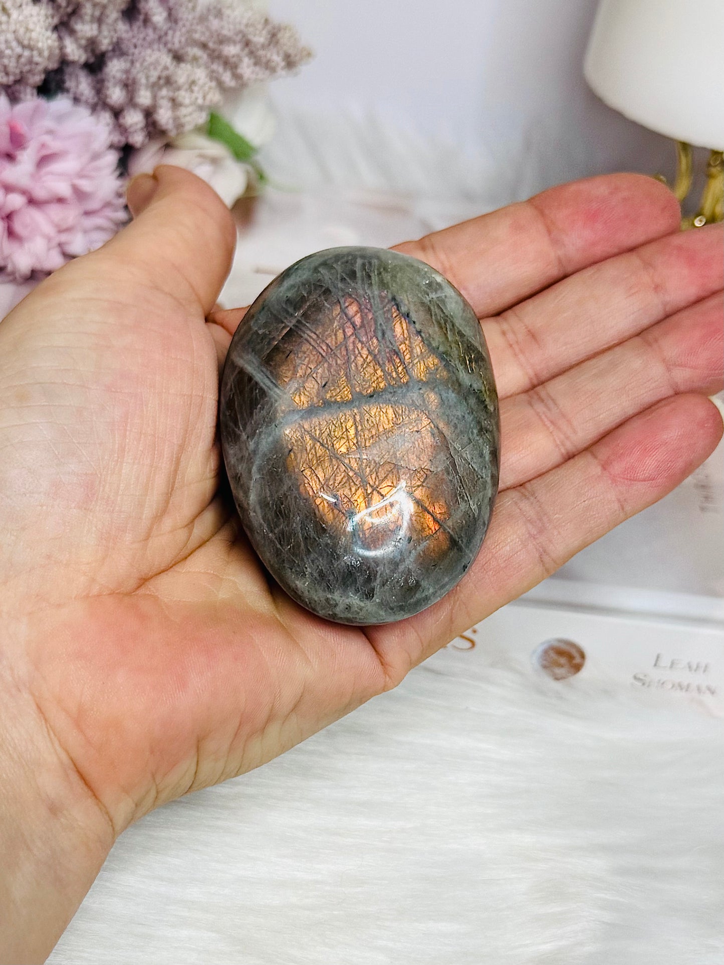 Large Labradorite Palm Stone 7cm